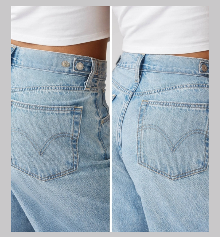 Levi Bel Ayarlı Cinch Baggy Jeans