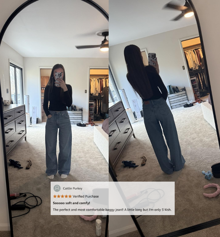 Levi Bel Ayarlı Cinch Baggy Jeans