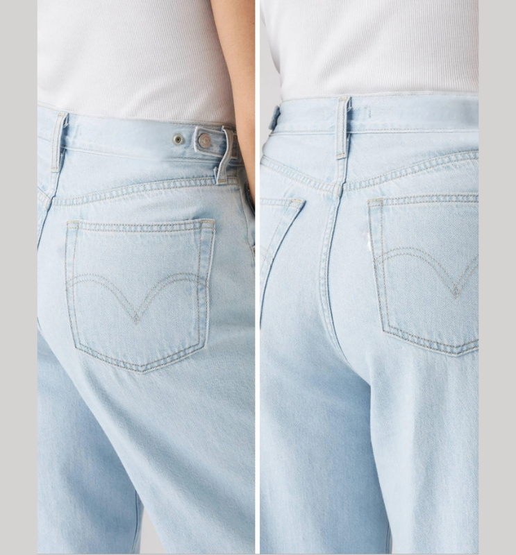 Levi Bel Ayarlı  Cinch Baggy Jeans